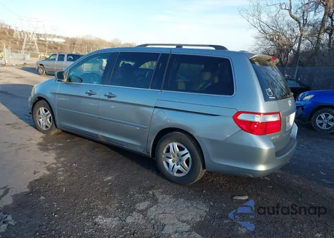 2007 Honda Odyssey Ex-L z USA, uszkodzony, nr VIN 5FNRL387X7B081408